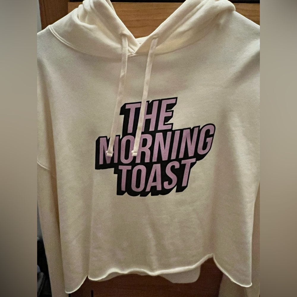 The Morning Toast (podcast) Cropped Hoodie- never worn